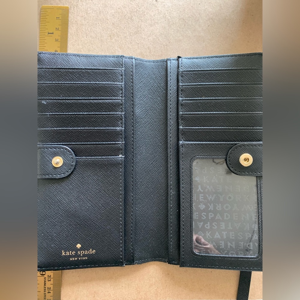 Kate Spade Black Wallet - Picture 3 of 11